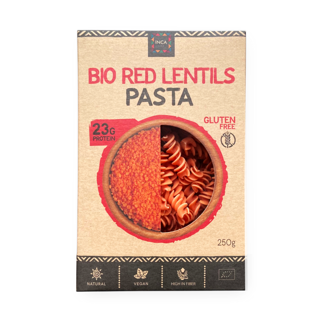Inca Red Lentils Pasta Organic