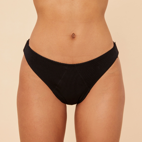 Mia Black Detachable Panties - Medium Absorption