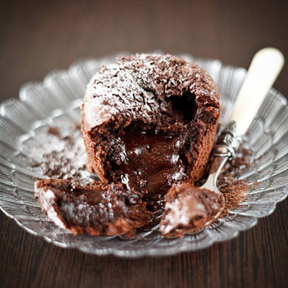 Glutenfreie Schokoladen-Fondant-Kuchenmischung